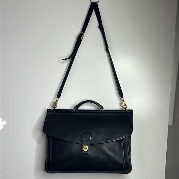 Coach Black Beekman Brief Case Attaché Bag - Picture 1 of 13